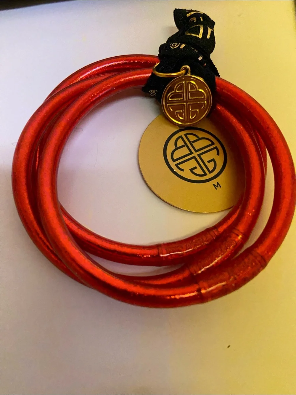 Budhagirl All Weather Bracelets Set Of 3 Red